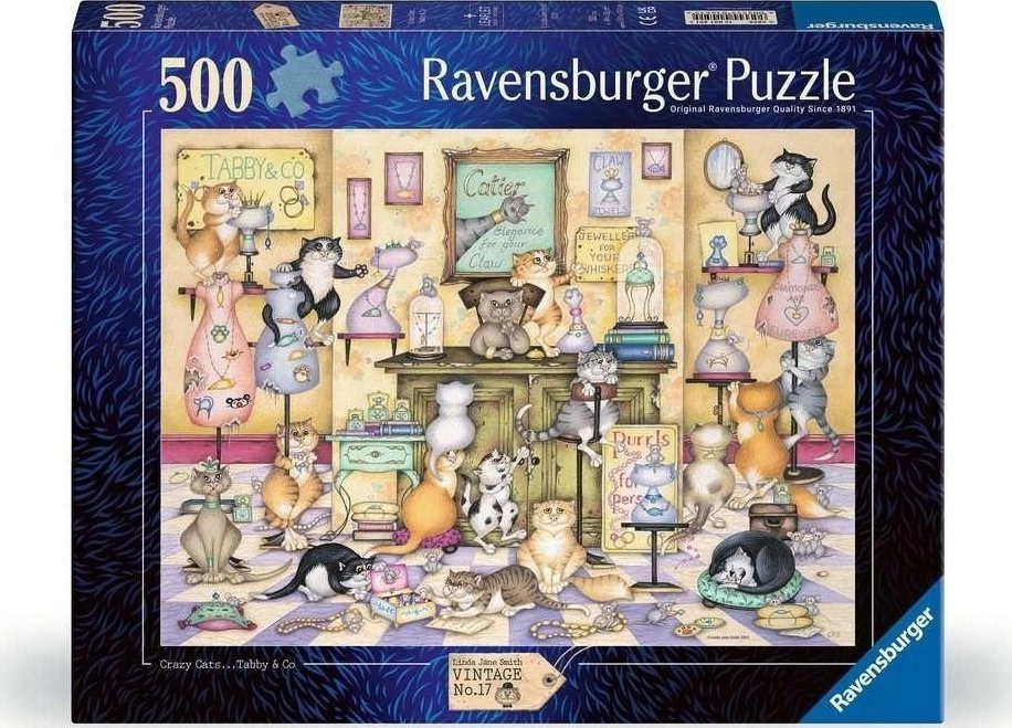 Puzzle 500 Crazy cats 12001451 1274144