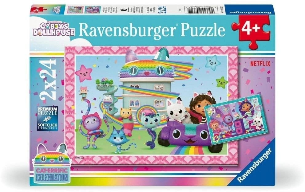 Puzzle 2x24 Gabi`s Cat House 12004112