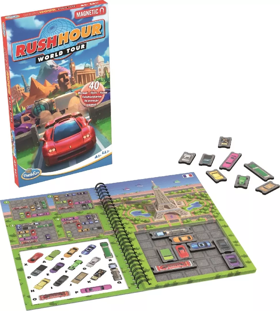 Rush Hour game - magnetic puzzle