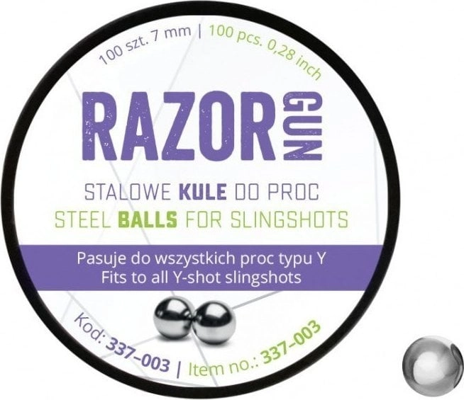 RazorGun Slingshot balls 7 mm 100