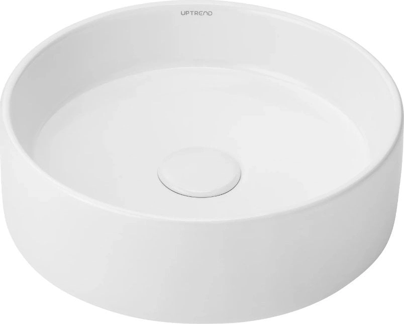 Round countertop ceramic washbasin  UP-CLEAN coating