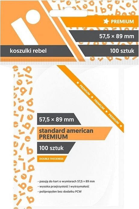 Rebel Card sleeves (57.5x89 mm)