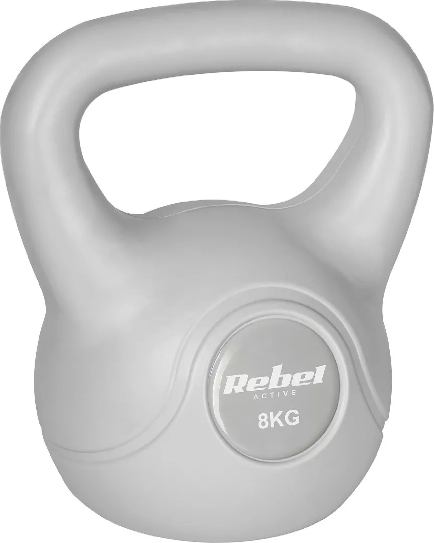 REBEL ACTIVE Kettlebell bituminous gray 8