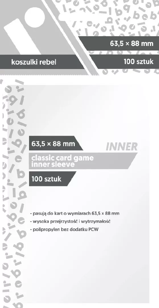 Rebel Koszulki na karty Rebel (63