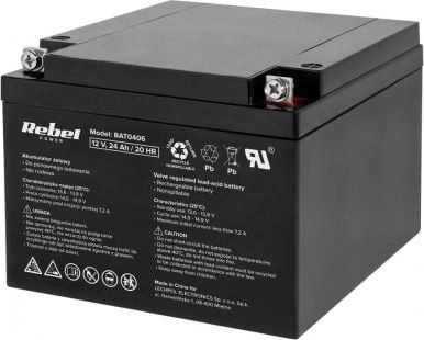 Rebel Gel Battery 12V 24Ah BAT0406