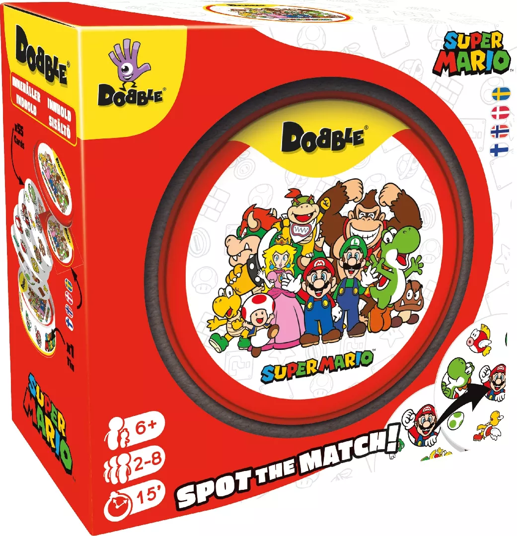 Dobble Super Mario - card game