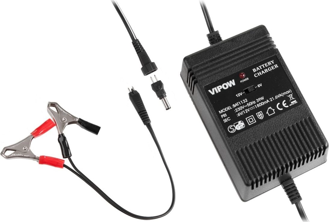 Rebel charger Automatic charger for 6V/12V