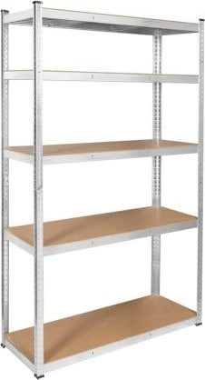 Rebel Metal warehouse shelf 205x120x45 silver