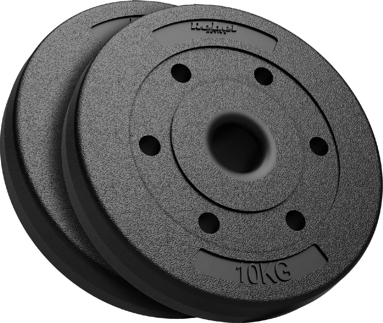 Rebel Bituminous weight set 2x10kg  hole