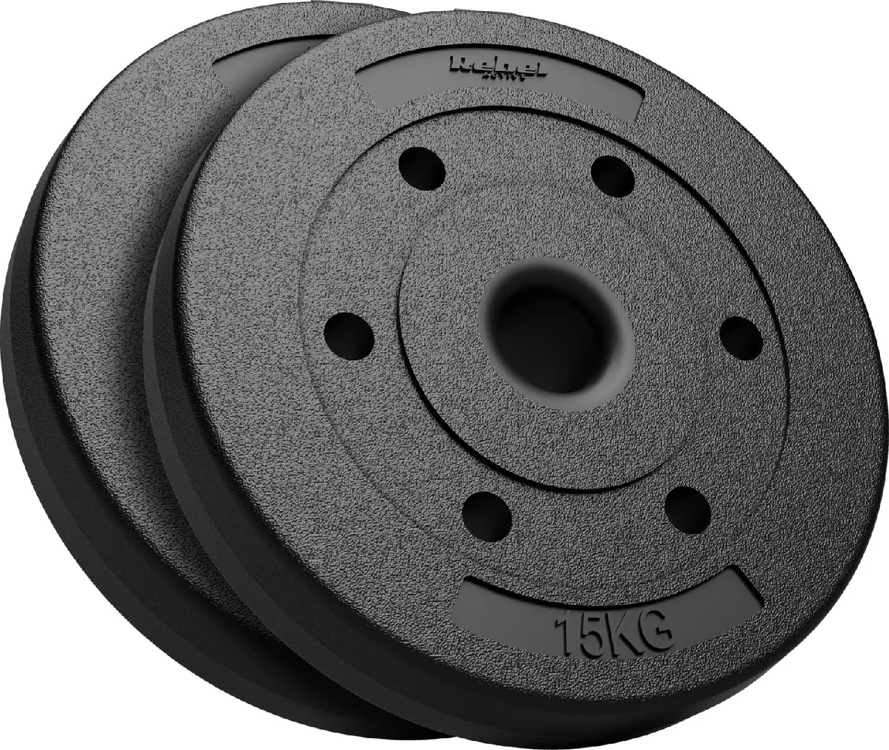 Rebel Bituminous weight set 2x15kg  hole