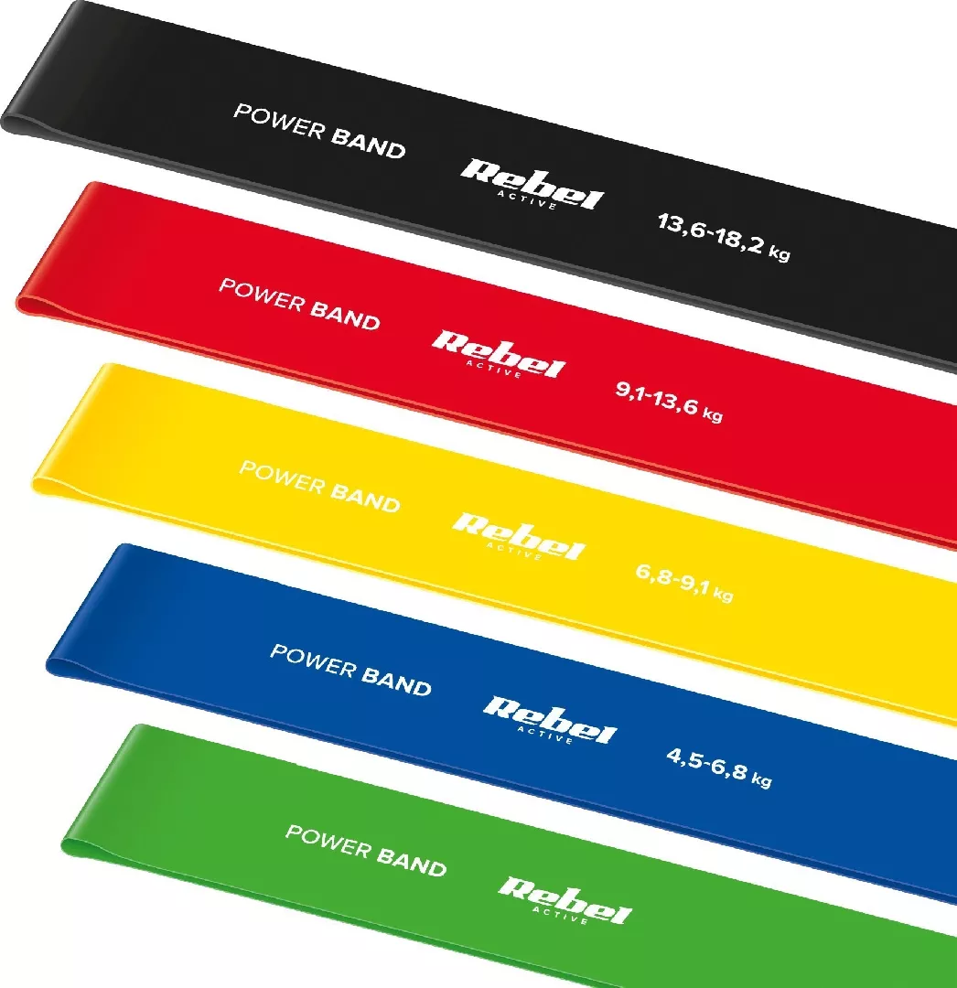 Rebel Latex exercise band set -