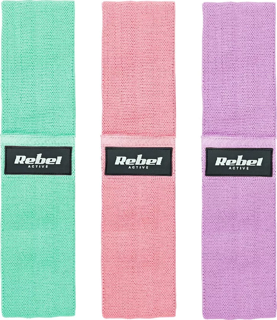 Rebel Set of fabric exercise bands