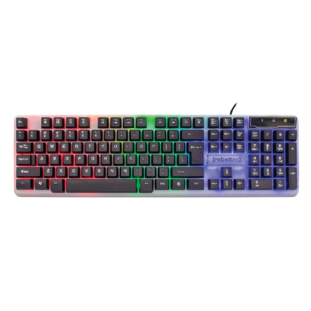 Rebeltec gaming keyboard NEON AKKSGKLAREB00016 KLRYNEONRGB