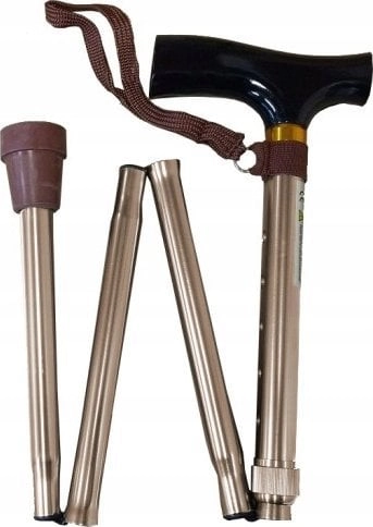 Telescopic height-adjustable folding cane RF-520 -