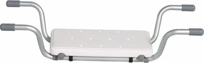 Recessed bench for bathtub - adjustable