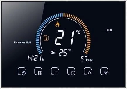 Renov8 Smart Wi-Fi Thermostat with color