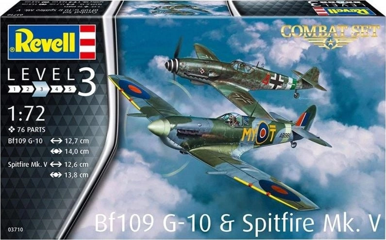 Revell Kit for assembling BF109G-10 Spitfire