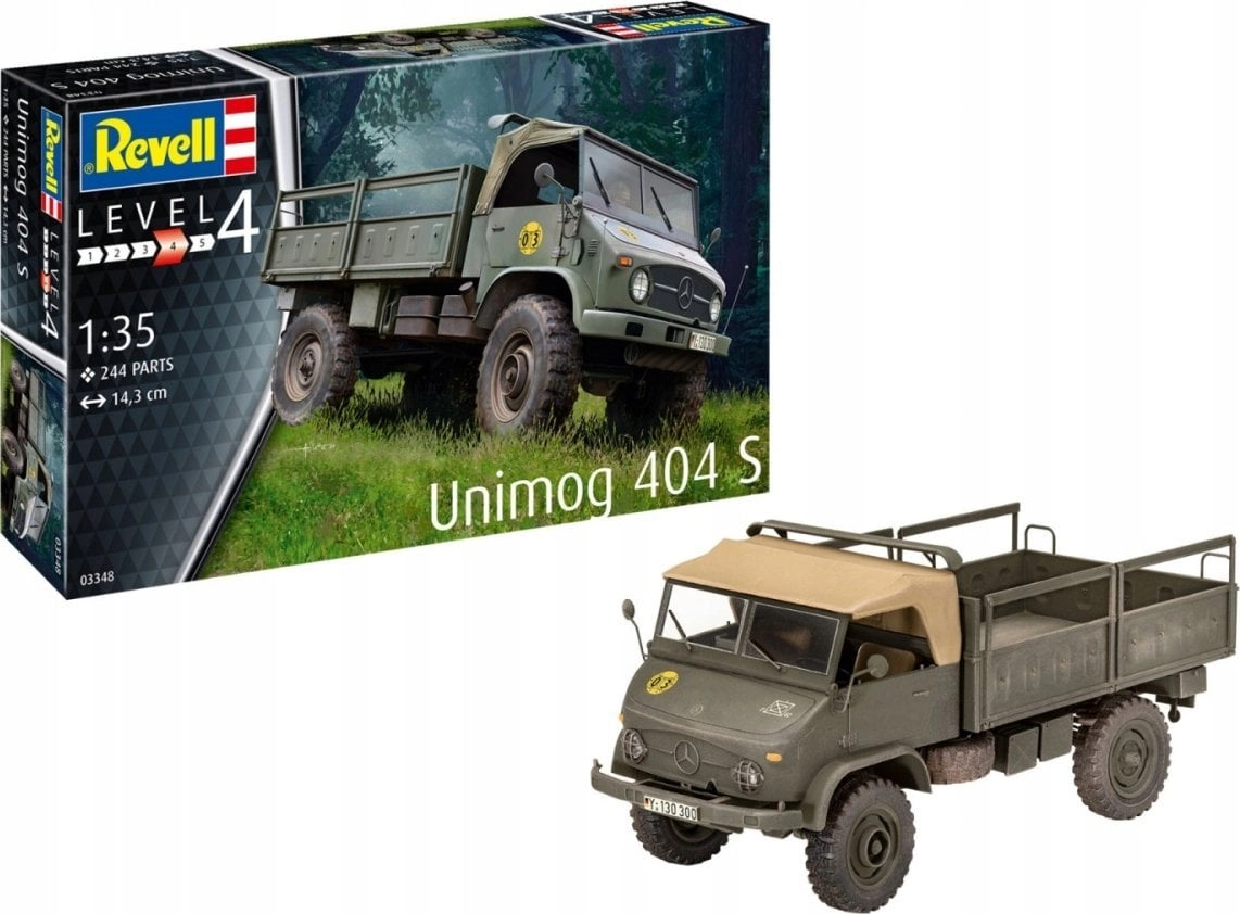 Revell Plastic model Vehicle UNIMOG 404
