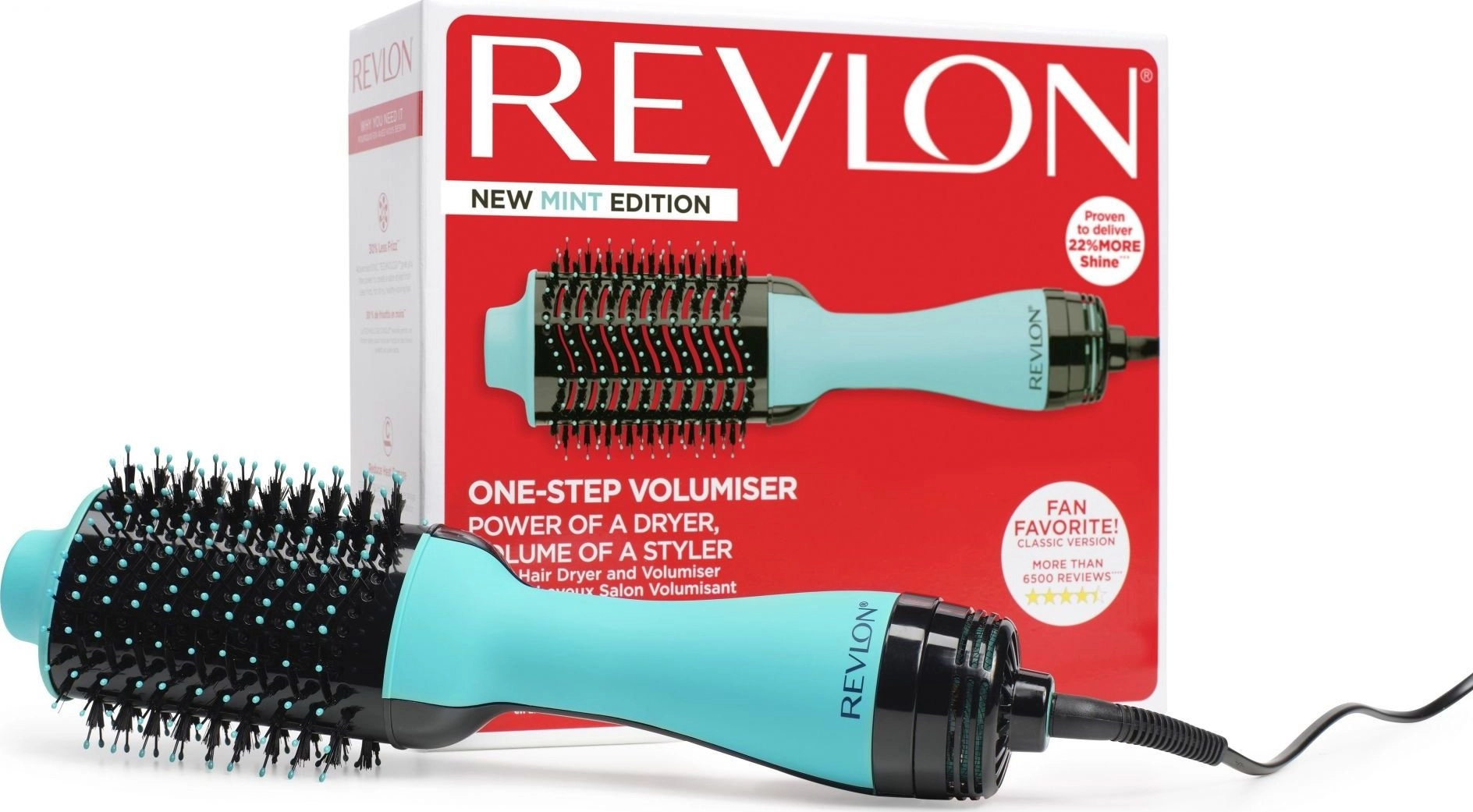 One-Step Hair Dryer-Volumizer-Turquoise-RVDR5222MUKE2 RVDR5222MUK RVDR5222MUKE RVDR5222MUKE2