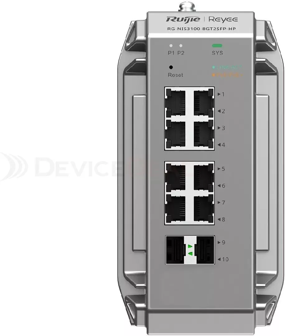 Ruijie Reyee RG-NIS3100-8GT2SFP-HP Switch zarządzalny przemysłowy