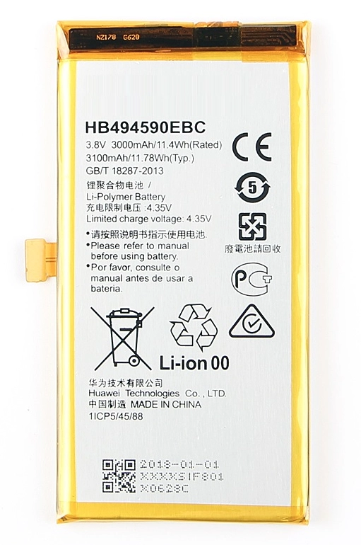 Riff HB494590EBCSN Analog Battery for Huawei