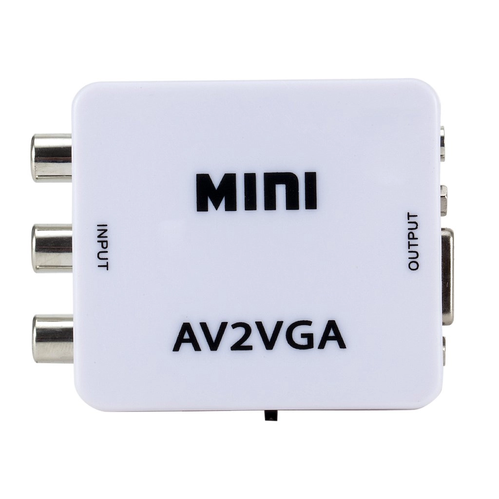RoGer adapter RCA to VGA signal