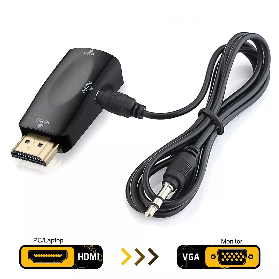 RoGer HDMI to VGA (+Audio) Converter