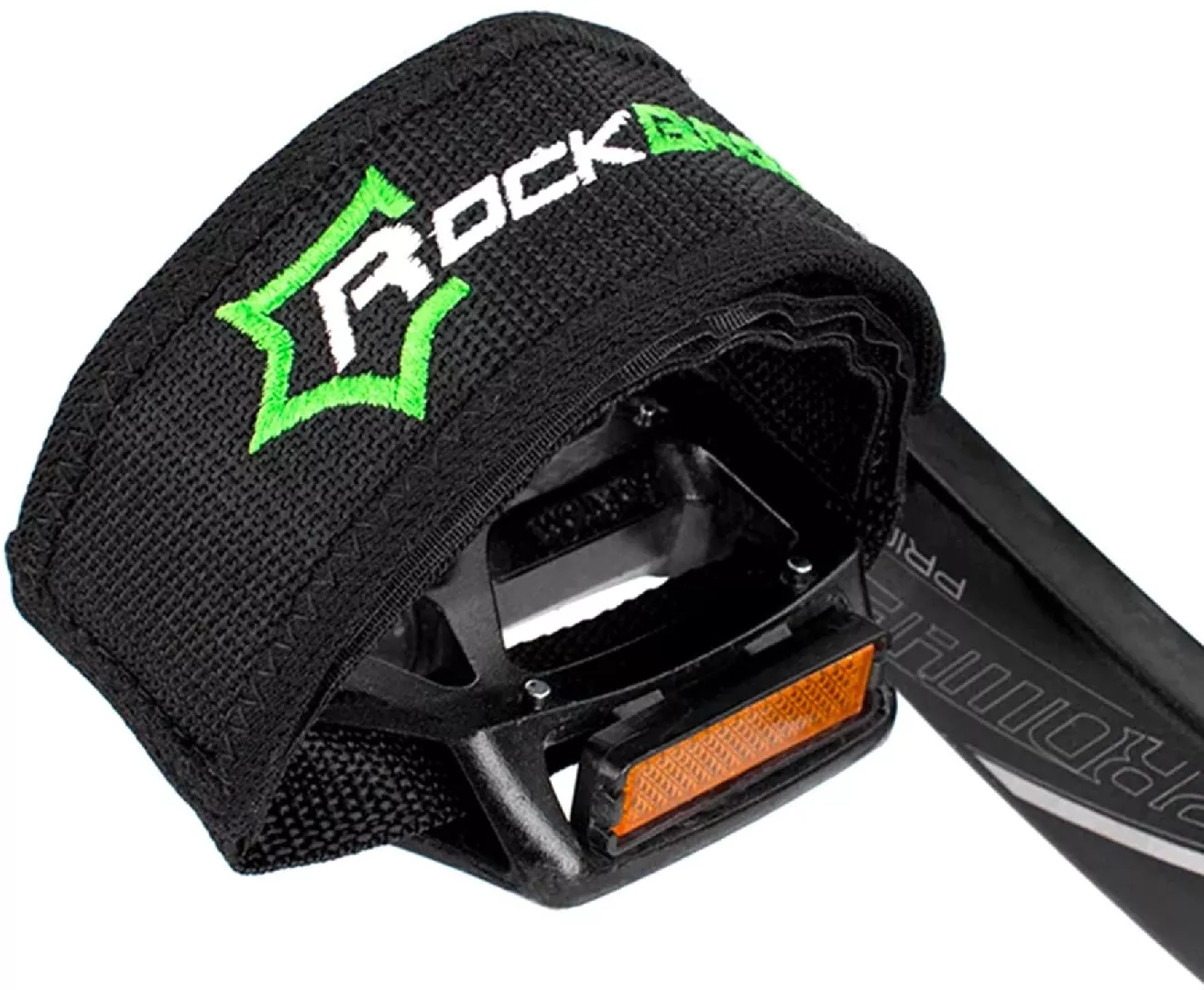 Light  durable bicycle pedal straps -