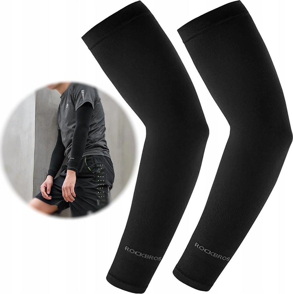 Rockbros XT9002BK cycling sleeves - black