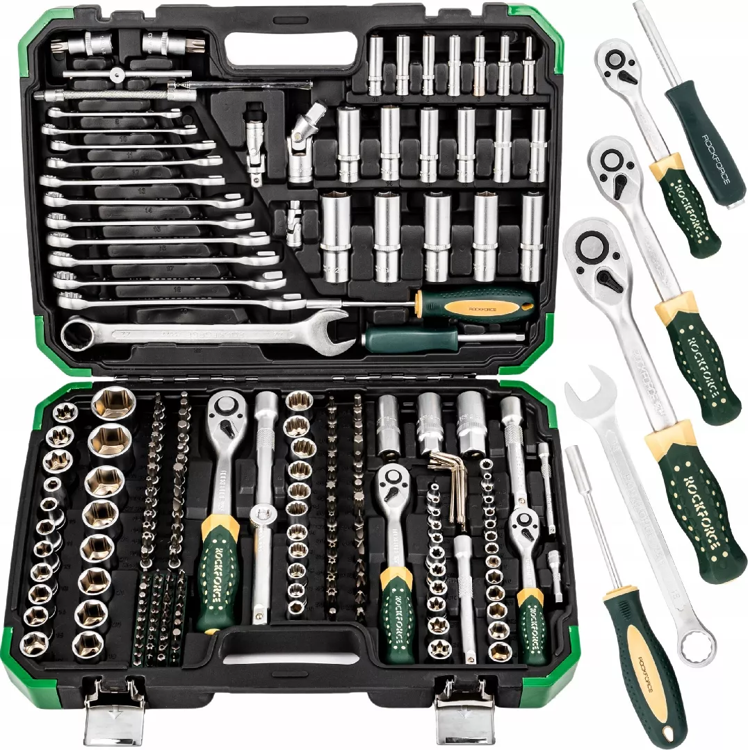 Tool set 216+6 pieces. 1/4`` 3/8``