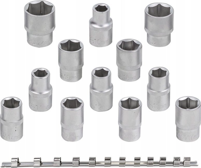 Rockforce Socket set 12 pieces. 1/2``