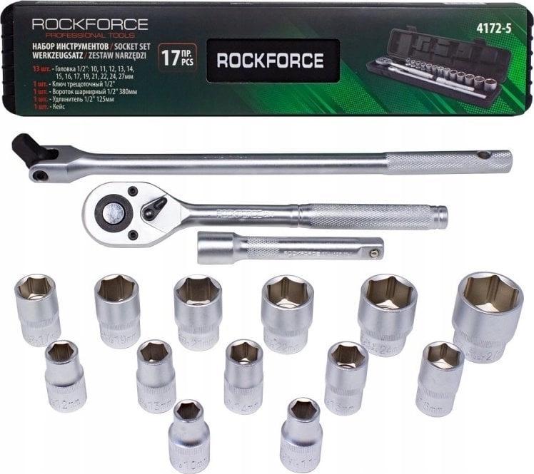 Rockforce ZESTAW NASADEK GRZECHOTKA 1/2 NASADKI