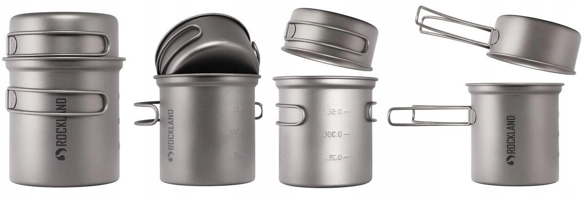 TRAVEL PRO TITANIUM trauku komplekts
