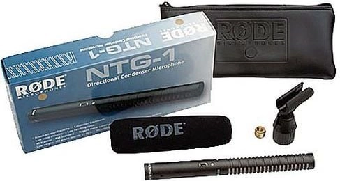 RØDE NTG1 microphone Black Digital camcorder
