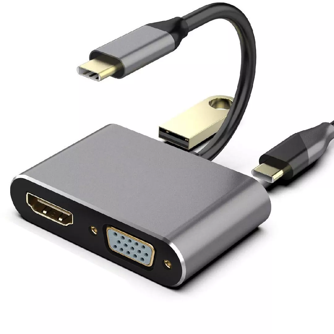 RoGer USB-C Multimedia Adapter HDMI 4K@30Hz