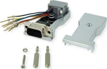 Adapter AV Roline ROLINE DB9 męski-RJ45