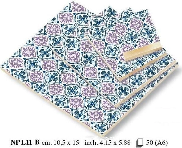 Decorative notebook A6 BR NP L11
