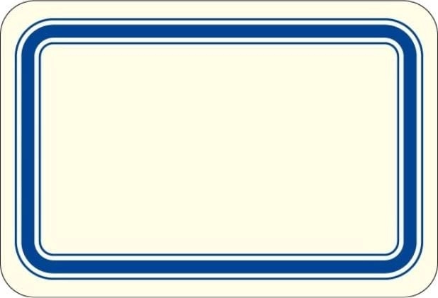 Decorative stickers ETK 038 Blue 6pcs
