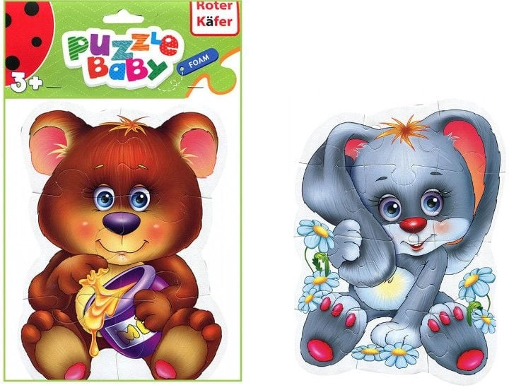 Roter Kafer Baby puzzles Bear-Rabit (H4785)