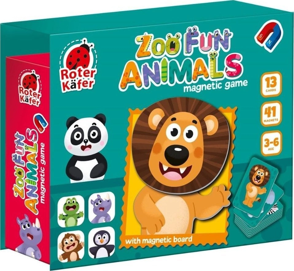 Magnetic puzzle Funny animals in the