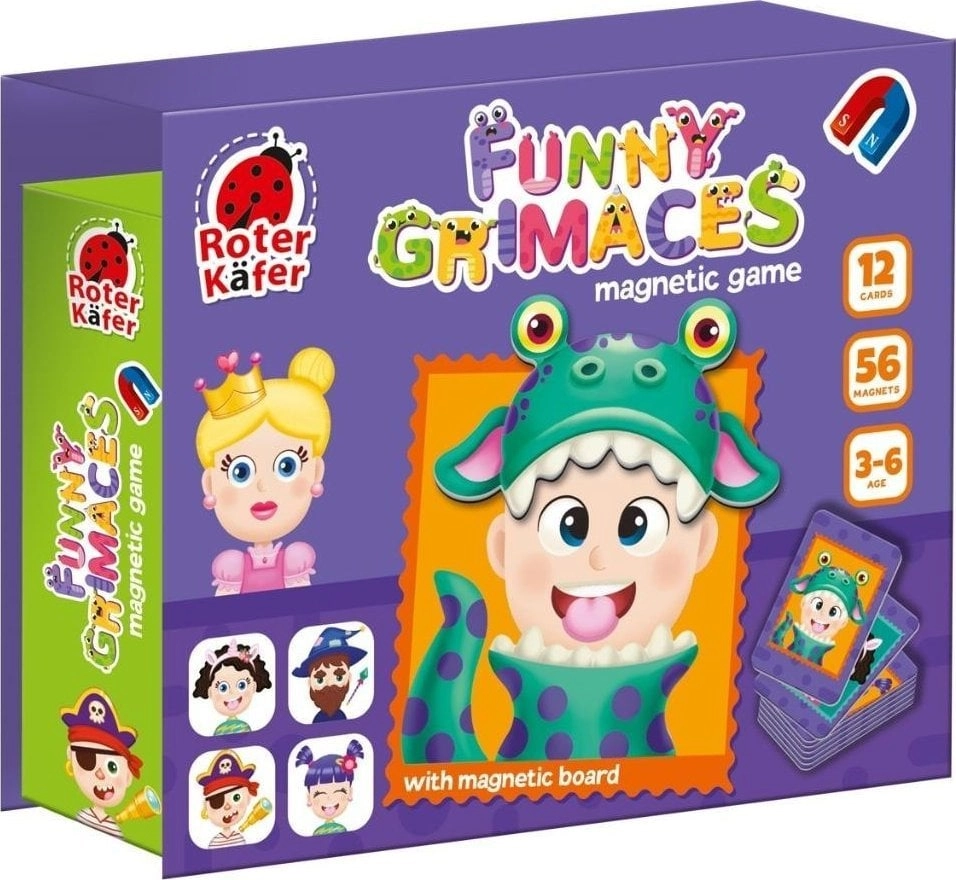 Magnetic puzzle Funny grimaces 5903858962757