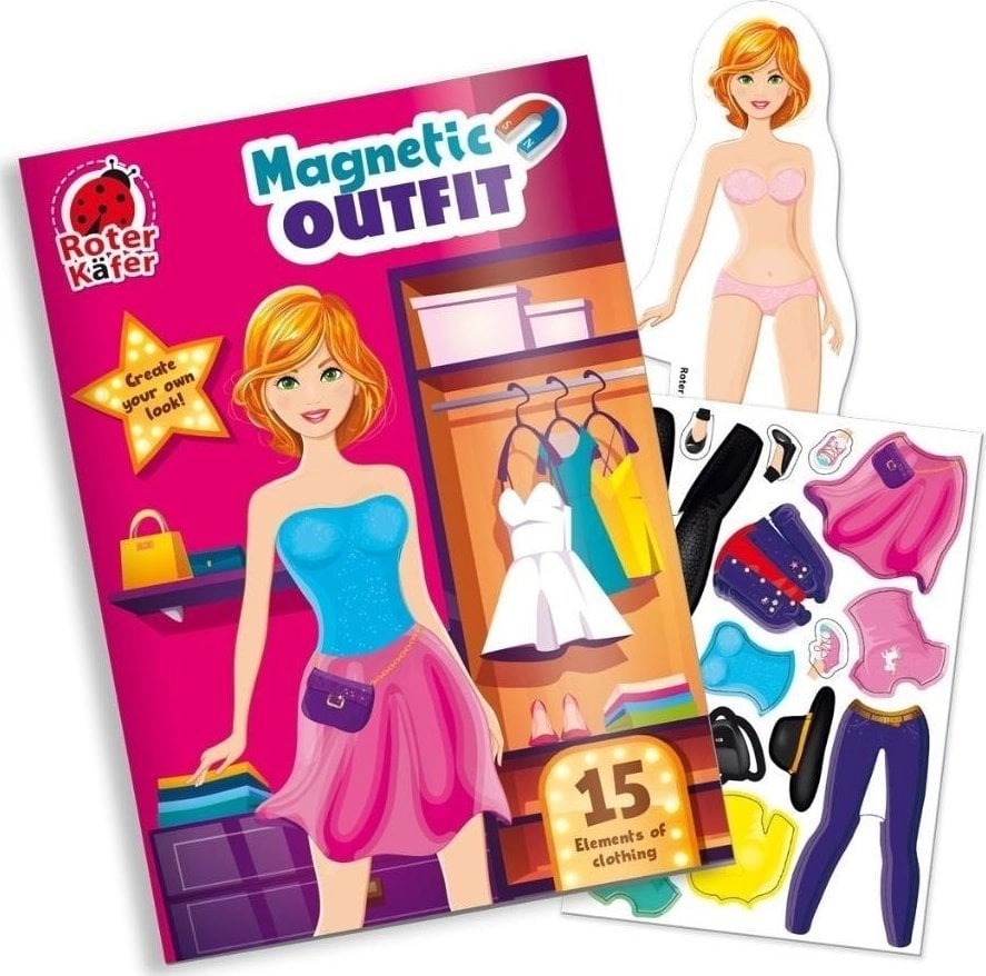 Magnetic puzzle Fashionable girl 5903858962924