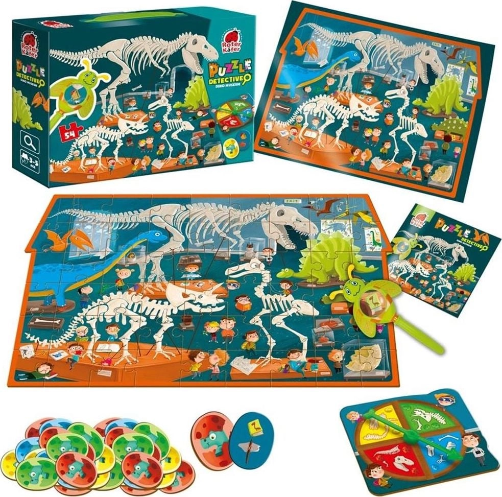 Rotor Kafer Puzzle detective Dino museum