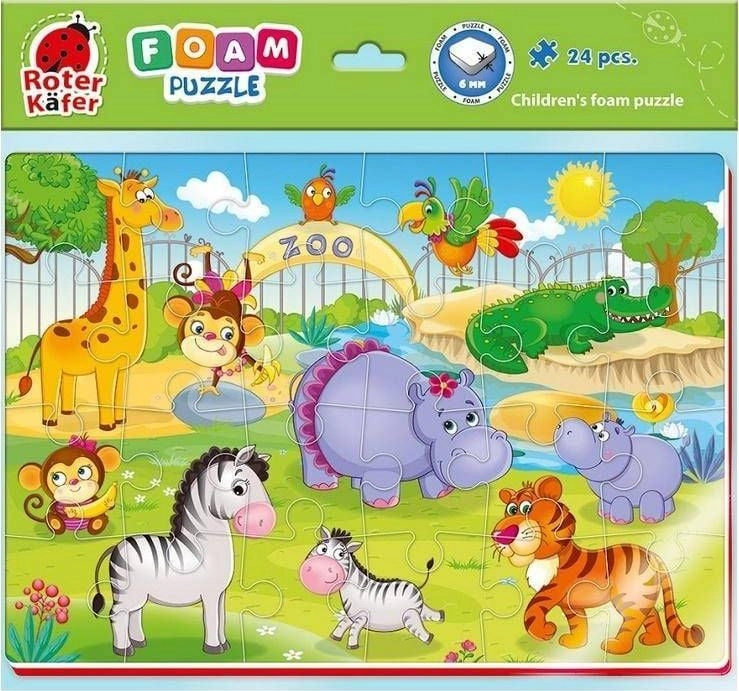 Roter Kafer Soft puzzle A4 Zoo