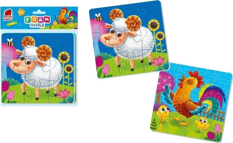 Roter Kafer 2in1 foam puzzle ``Farm``