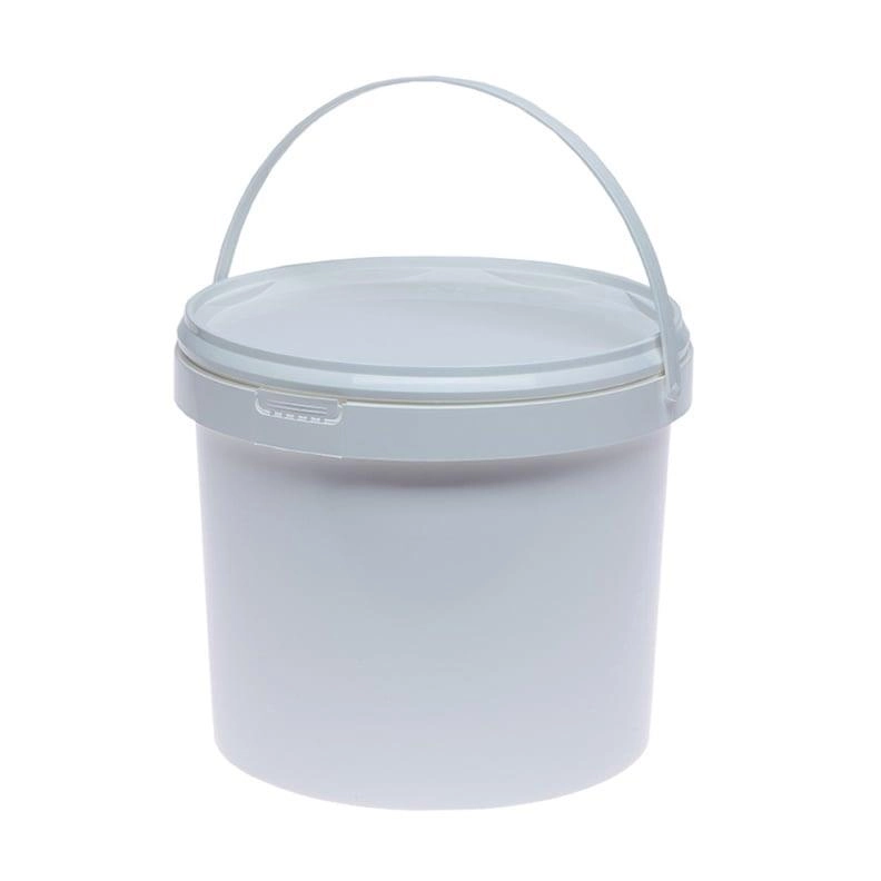 BUCKET PLASTIC FOOD  WITH COVER 5