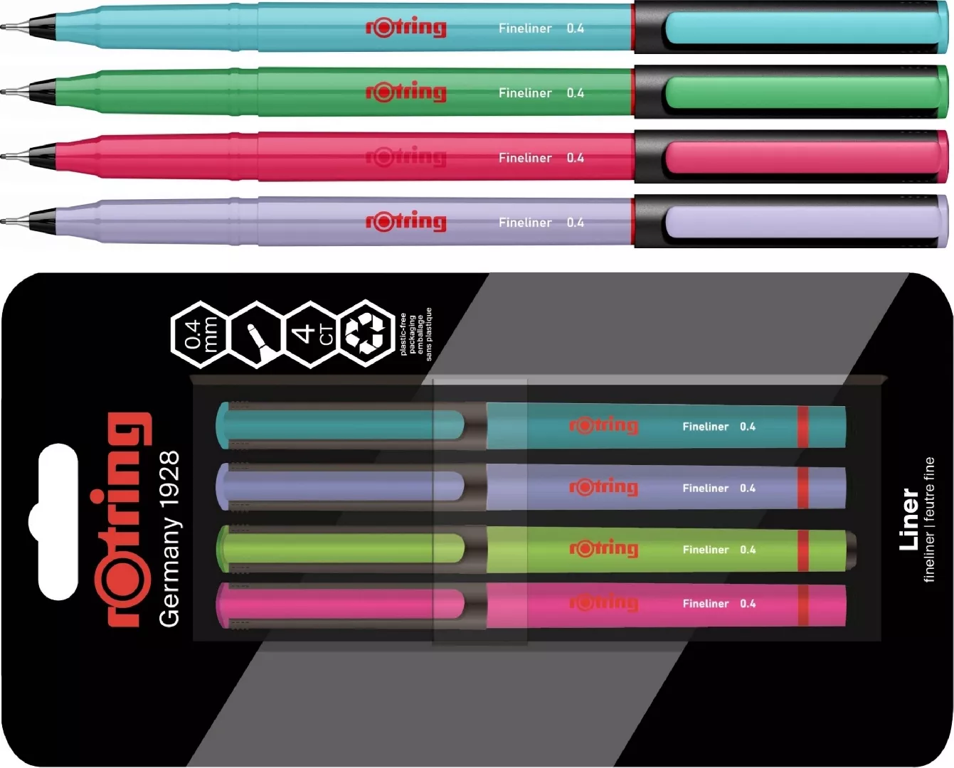 Rotring Rotring fineliner fine fiber pen