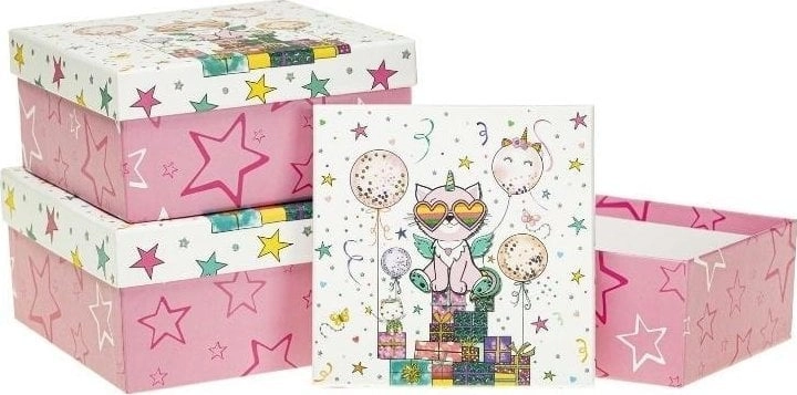 Children`s gift box 3pcs birthday ROSETT