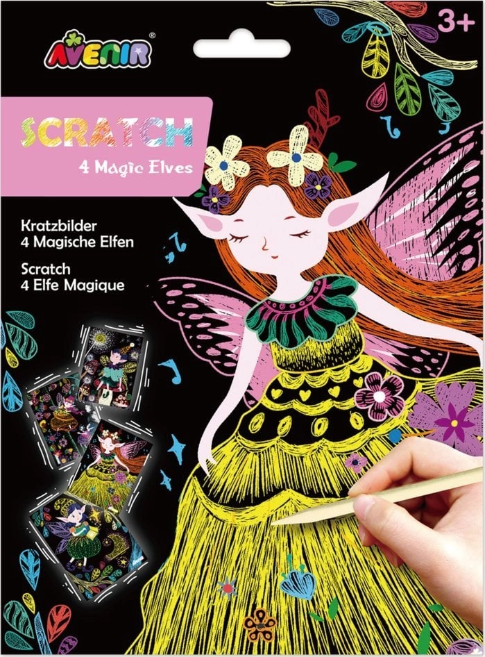 Scratching games - 4 magical elves