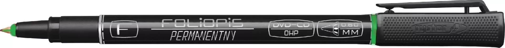 Rystor Foliopis CD/DVD 0 6mm zielony